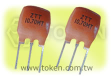 帶電容陶瓷諧振器 MHz - ZTT 系列