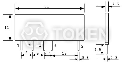 High Voltage Divider Network (NTK-A) Series Dimensions