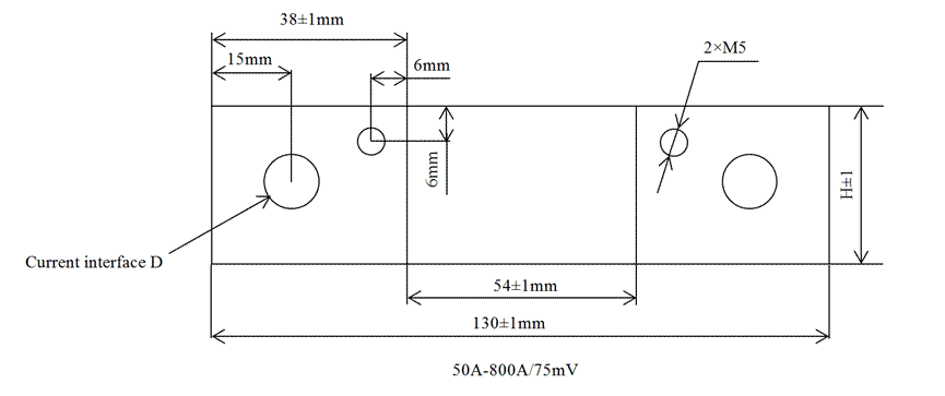 大电流电子束焊精密分流器 (FLW) 50A-800A