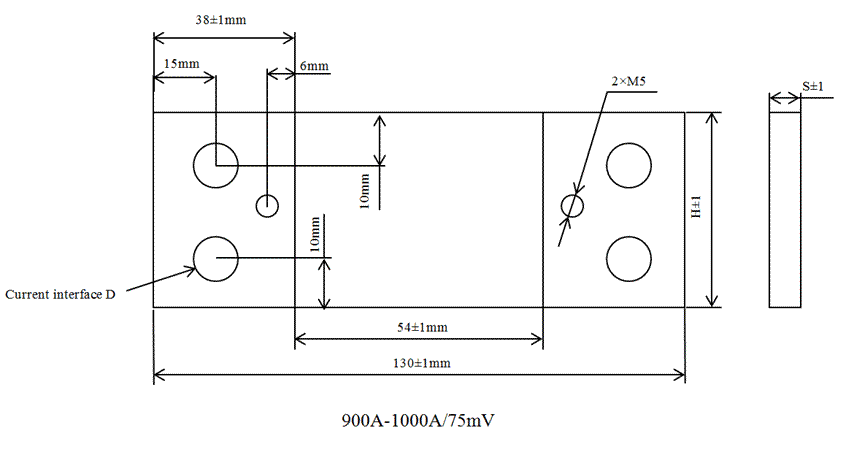 大电流电子束焊精密分流器 (FLW) 900A-1000A