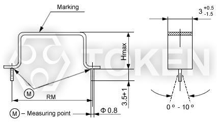 敞开式采样取样电阻、镍铜/康铜/锰铜合金电阻器 - LRA 系列 尺寸图