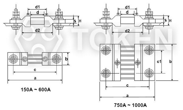 精密合金分流电阻器 FL-2 系列 (75A-1000A)
