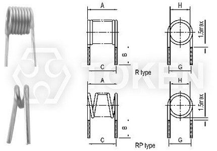 弹簧空心线圈电感 (TCAC) 结构图