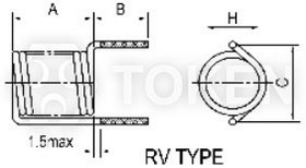 RV-Type Spring Inductor (TCAC)