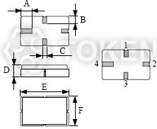 SAW (QCC4A) 尺寸圖