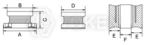 貼片功率繞線電感器 (TPUME) 尺寸圖
