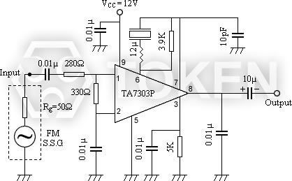 FM (JT10.7M) Test Circuit