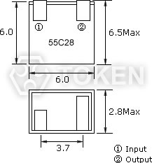 Surface Mount (JTC) Dimensions