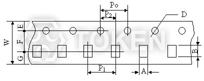 SMD Surface Mount Tape Dimensions