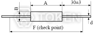 Low Resistance Resistor (BWL) Dimensions