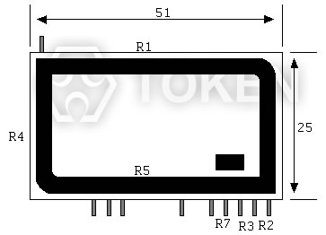 High Voltage Divider Network (NTK-B) Series Dimensions