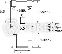 (LTC 455EU) Dimensions