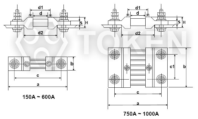 精密合金分流电阻器 FL-2 系列 (150A-1000A)