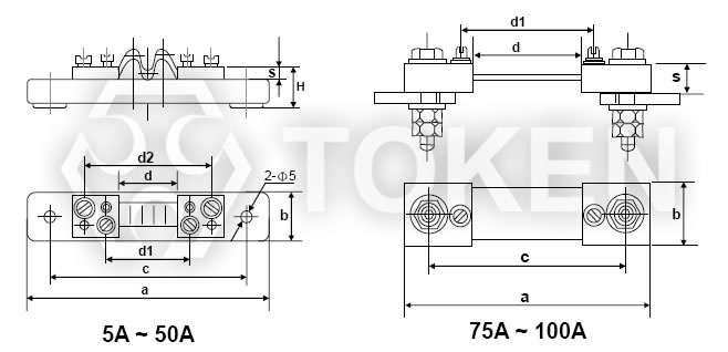 精密合金分流电阻器 FL-2 Type (5A-100A)