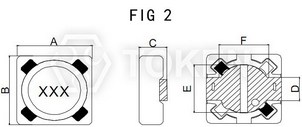 高饱磁功率型 (TPSRH) 尺寸图