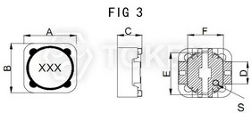 高饱磁功率型 (TPSRH) 尺寸图