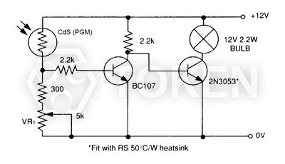 Automatic light circuit