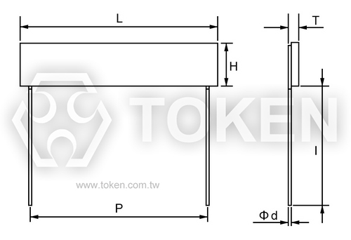 Ultra-precision high value voltage Resistor Dimensions 