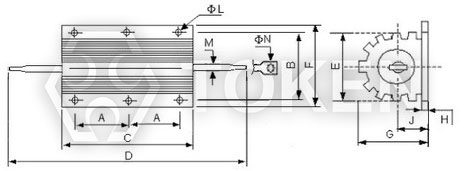 Heat Sinkable Dimensions Dimensions (AH-100, AH-100N)