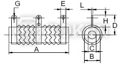 (DQS) No mount Dimensions