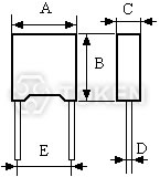 Resistor Network (UPSC) Dimensions