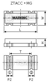 MHz (ZTACC*MG) Dimensions