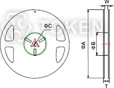 TRAL Reel Dimensions