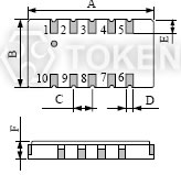 SAW (SMP-53-S) Dimensions